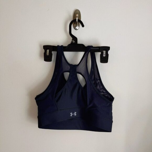 NWOT Under Armour Project Rock Navy Sports Bra and Legging Set Size Small - Picture 11 of 14